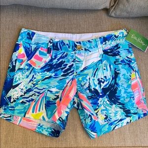 Lilly Pulitzer Size 00 Callahan shorts NWT Hey Bay